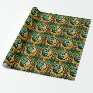 Papel De Presente Yin Yang Wrapping Paper