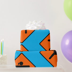 Papel De Presente Yoga Crossing Sinal Warrior Pose Stick