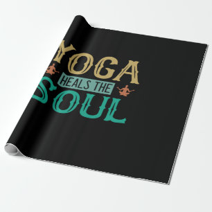 Papel De Presente Yoga Lover Yoga Heals The Soul