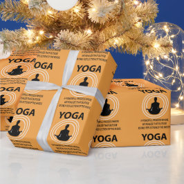 Papel De Presente Yoga Meditation Yoga