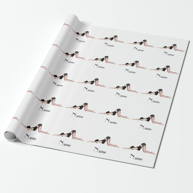 Papel De Presente Yoga Poses Thunder_Cove (Desenrolado)