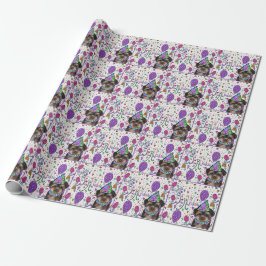 Papel De Presente Yorkie Poo