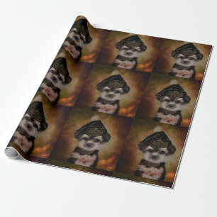 Papel De Presente Yorkie Poo