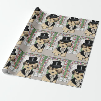 Papel De Presente Yorkie Poo