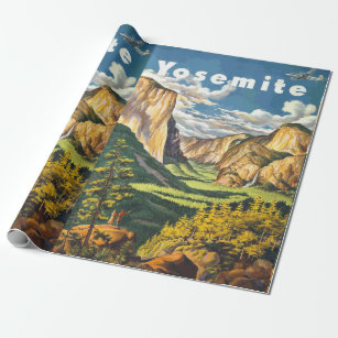 Papel De Presente Yosemite Viagem Art