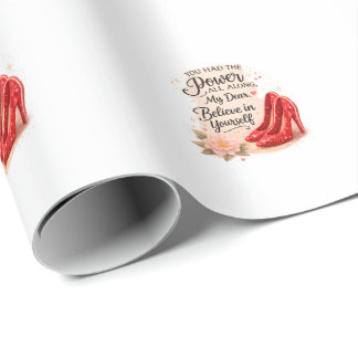 Papel De Presente You Had the Power All Along Inspirational Quote