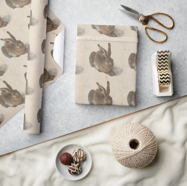 Papel De Presente Young Hare by Albrecht Durer, Renaissance Fine Art (Artesanato)