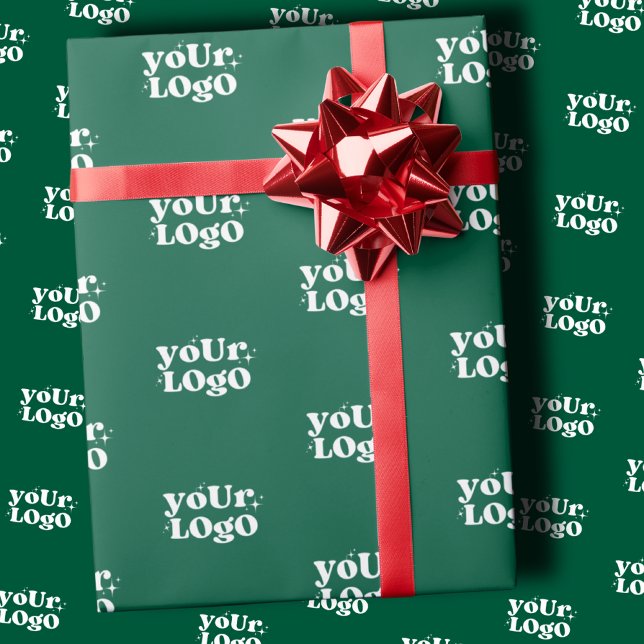 Papel De Presente your logo here Wrapping Paper (Criador carregado)