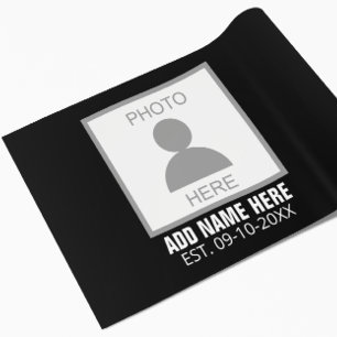 Papel De Presente Your Photo Here Name and Age