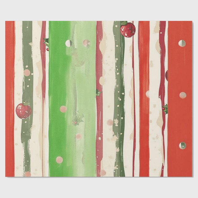 Papel De Presente Yule Tide Christmas Wraping Paper (Papel de enrola (Aberto)