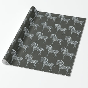 Papel De Presente Zebra