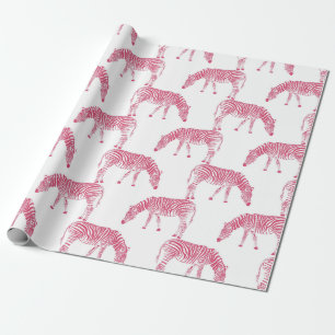 Papel De Presente Zebra Pattern