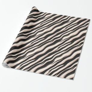 Papel De Presente Zebra tira textura perfeita + suas ideias