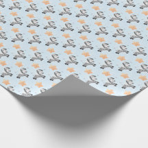 Zebras e Estrelas - Papel de Acondicionamento
