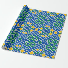 Papel De Presente zelij marroquino