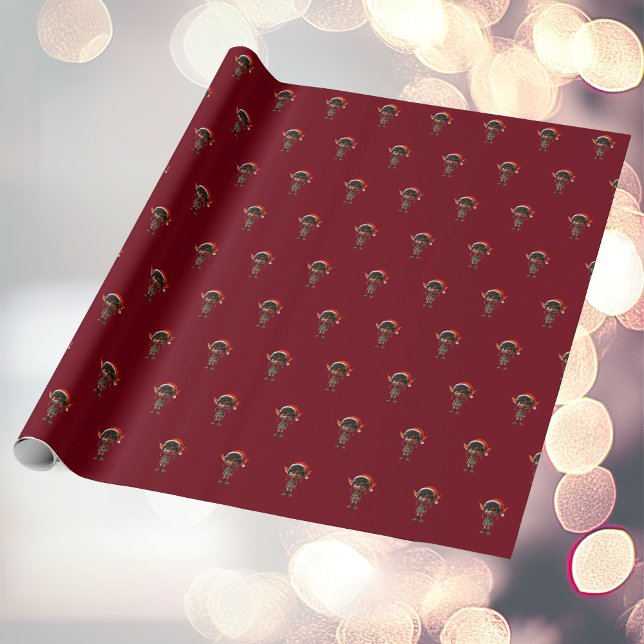 Papel De Presente Zen Teen Christmas Elf Wrappaper (Criador carregado)