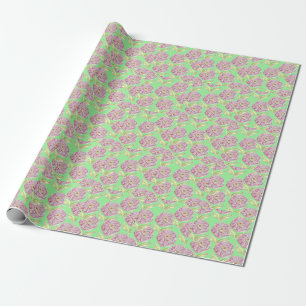 Papel De Presente Zinnia Pattern
