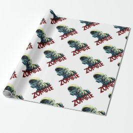 Papel De Presente Zombie