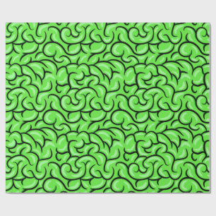 Papel De Presente Zombie Brain