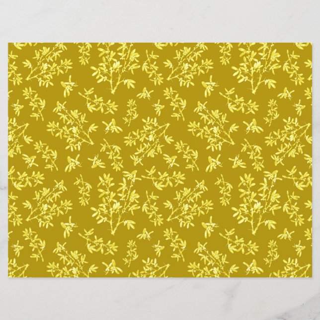 Papel de raspagem de ouro de espinho negro (Frente)