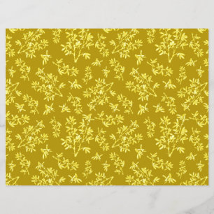 Papel de raspagem de ouro de espinho negro