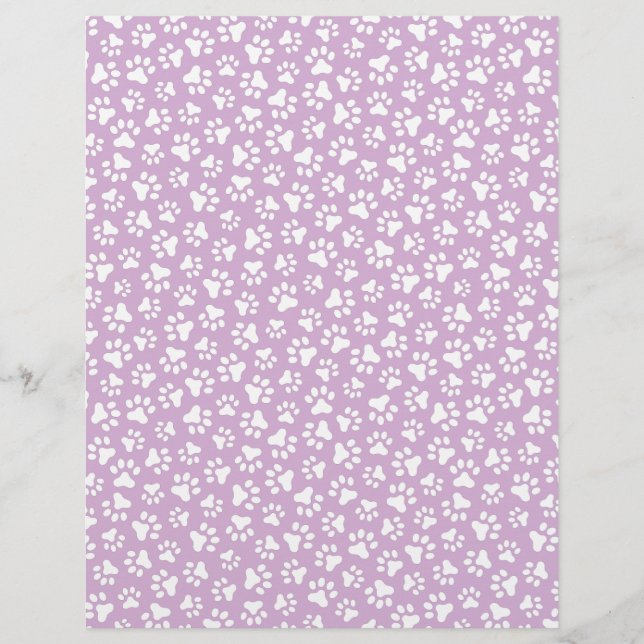 Papel de raspagem de padrão de impressão de pata b (Frente)