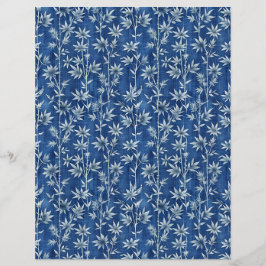 Papel de raspagem floral de padrão floral de Indig