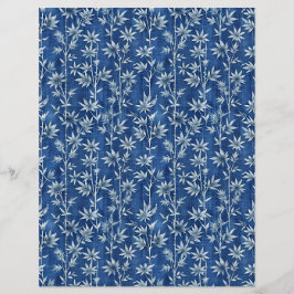 Papel de raspagem floral de padrão floral de Indig