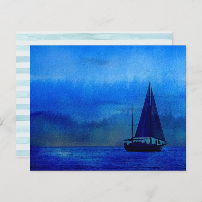 Papel de raspagem náutico (Frente/Verso)