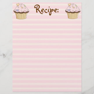 Papel de recebimento de cupcakes