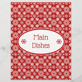 Papel de recebimento dos flocos de neve de festas 