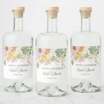 Papel de revestimento para chá de noiva de jardim