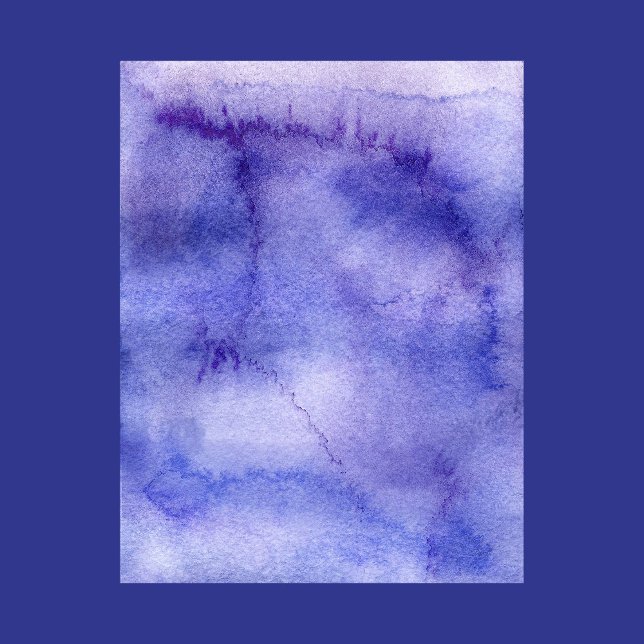 Papel de scrapbook Abstrato de cor d'água roxa-azu (Criador carregado)