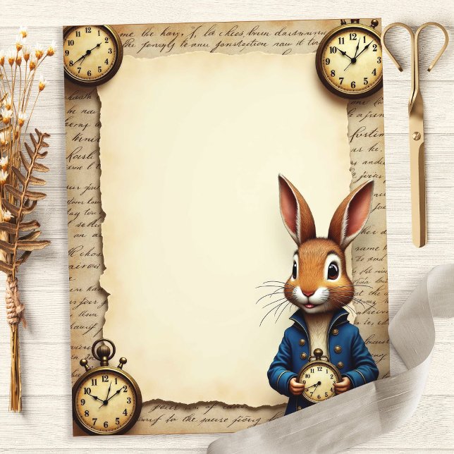 Papel de Scrapbook Alice Coelho e Relógios de Bols (Criador carregado)