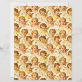 Papel de Scrapbook Anjos da Renascença