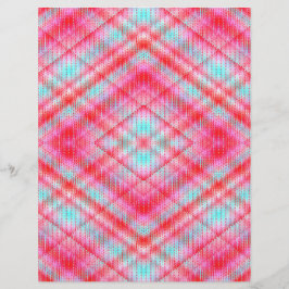 Papel de Scrapbook Argyle Rosa Página 2 Lados