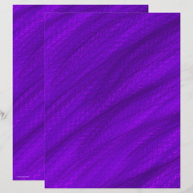 Papel de Scrapbook Campo de Trigo Roxo Página 2 La (Frente/Verso)
