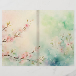Papel de scrapbook Cherry Blossom