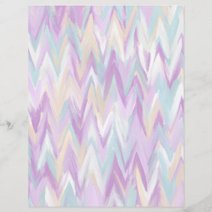 Papel de Scrapbook Chevron Abstrato