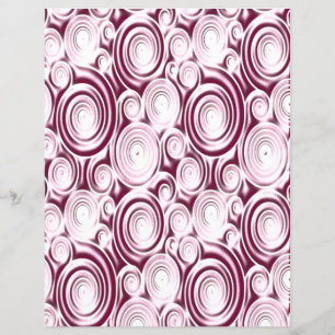 Papel de Scrapbook com Padrão de Círculo