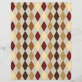 Papel de Scrapbook com Padrão de Diamante