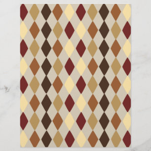 Papel de Scrapbook com Padrão de Diamante