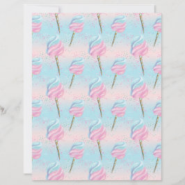 Papel de Scrapbook com Padrão de Doces e Açúcar 