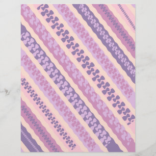 Papel de Scrapbook com Padrão de Linhas Diagonais