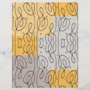 Papel de Scrapbook com Padrão de Redemoinho