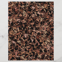 Papel de Scrapbook com Padrão de Triângulo Preto M