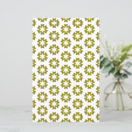 Papel de Scrapbook com Padrão Verde Oliva