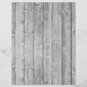 Papel de scrapbook com textura de madeira cinza na