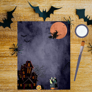 Papel de Scrapbook da Noite de Halloween