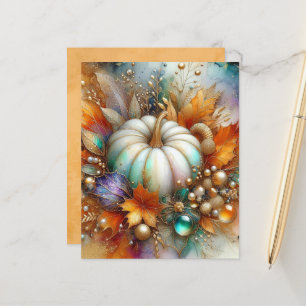 Papel de Scrapbook de Abóbora de Outono